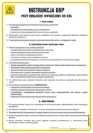Instrukcje stanowiskowe BHP - IAE15 INSTRUKCJA BHP PRZY OBSŁUDZE WYWAŻARKI DO KÓŁ, HN - PŁYTA ELASTYCZNA 0,4MM; (245X350MM) - miniaturka - grafika 1