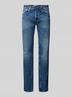 Spodnie męskie - Jeansy o kroju straight fit z 5 kieszeniami model ‘GROVER’ - miniaturka - grafika 1
