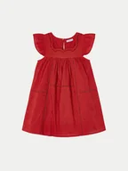 Sukienki i spódniczki dla dziewczynek - Mayoral Sukienka letnia 3930 Czerwony Regular Fit - miniaturka - grafika 1