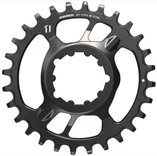 Sram Łańcuch 11.6218.027.010 blattx-Sync 11-rzędowa 28Z, czarna, nierdzewna, Direct Mount, 3 mm offs., czarna (1 sztuka) 11.6218.027.010 - Łańcuchy rowerowe - miniaturka - grafika 1