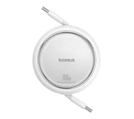 Kable USB - Baseus USB-C - USB-C Free2Draw PD 100W 1m Biały - miniaturka - grafika 1