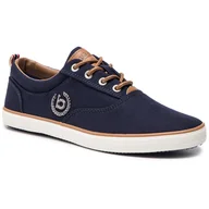 Trampki męskie - Tenisówki Bugatti 321-50204-6900-4100 Granatowy - miniaturka - grafika 1