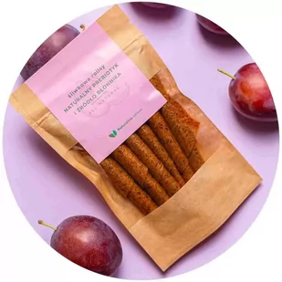 Naturalnie Zdrowi Śliwkowe rollsy&#8482; z inuliną 50 g - Przekąski dla dzieci - miniaturka - grafika 1