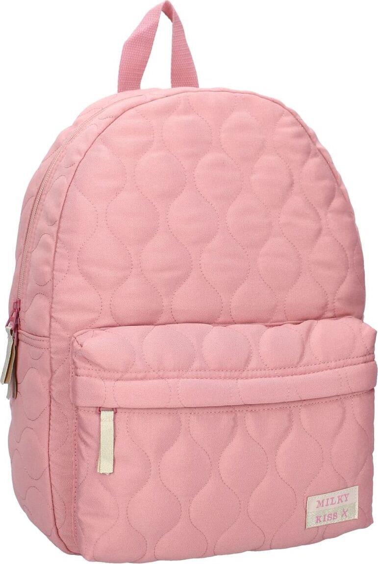 Plecak Milky Kiss Sweet Bliss - Miękka zielona torba z zabawnym pikowanym wzorem