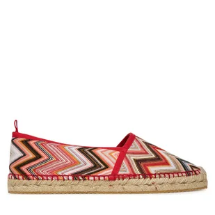 Espadryle M Missoni Elle MWB014_002 Czerwony - Espadryle damskie - miniaturka - grafika 1