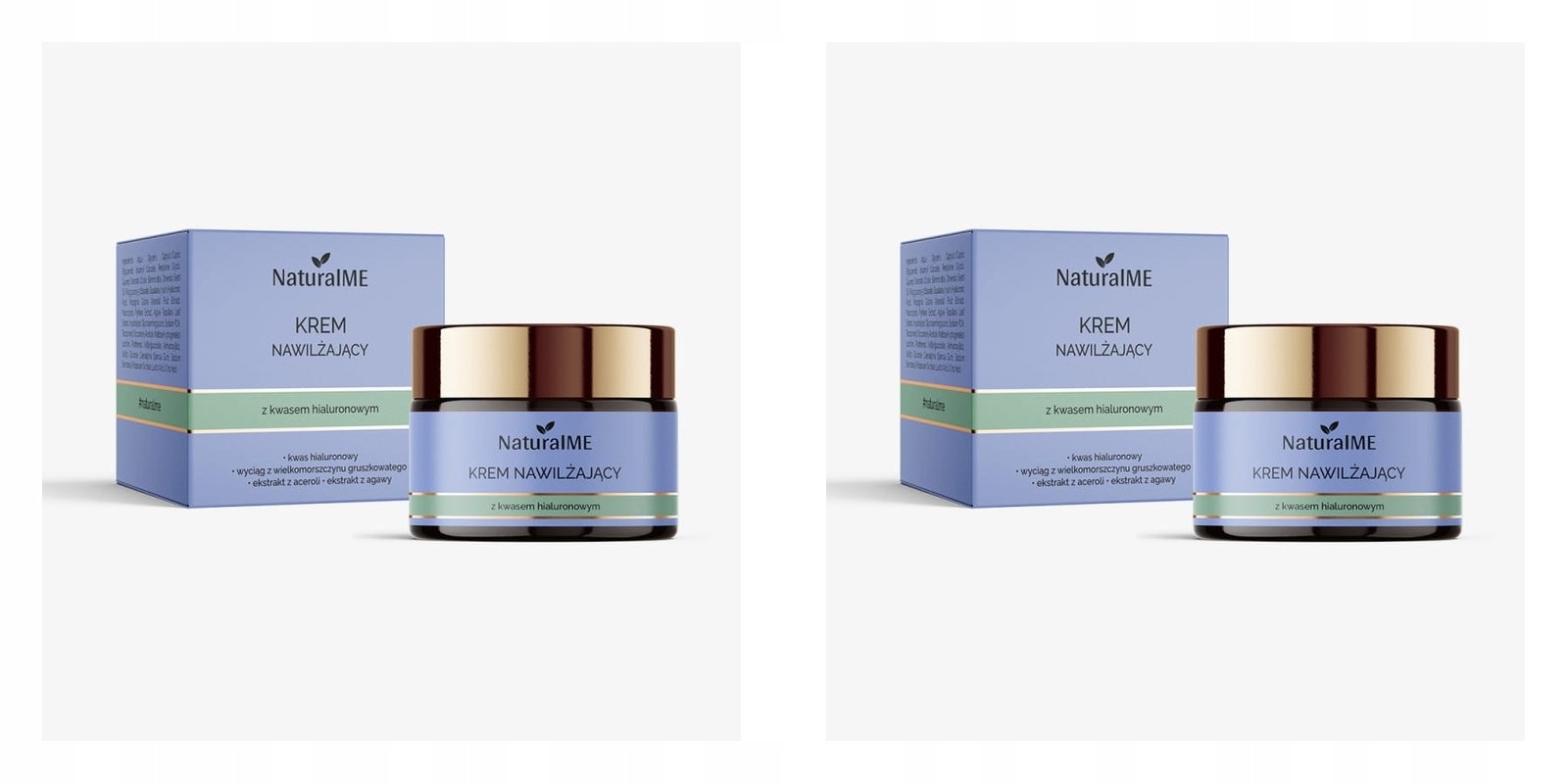 2x Naturalme Krem nawilżający z kwasem hialuronowym 50 ml