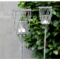 Lampion Ogrodowy Do Wbicia w Ziemię B - Świeczniki - miniaturka - grafika 1