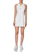 Koszulki i topy damskie - NIKE DX1427-100 W NK DF CLB Dress T-Shirt Damski Biały/Black M, Biały/czarny, M - miniaturka - grafika 1