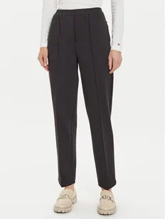 Tommy Hilfiger Spodnie materiałowe WW0WW43633 Czarny Straight Fit - Spodnie damskie - miniaturka - grafika 1