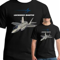 Koszulki męskie - 3271 F-35 Lockheed Koszulka Samolot Xxl Czarna - miniaturka - grafika 1