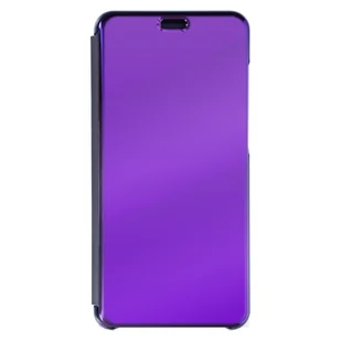 Etui z klapką, lustrzane etui do Huawei P20, stojące etui – ciemnoniebieskie - Etui i futerały do telefonów - miniaturka - grafika 1