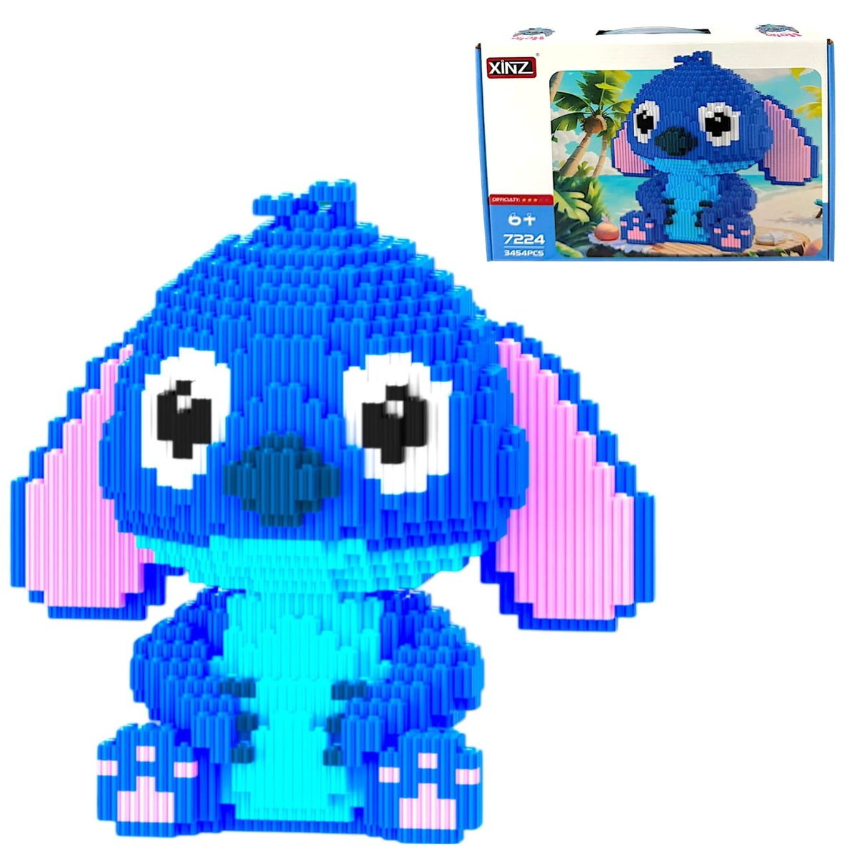 Klocki Lilo I Stich Duży Zestaw 3454 Elementy Stich