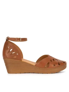 Lasocki Półbuty EST-313-14 Brązowy - Półbuty damskie - miniaturka - grafika 1