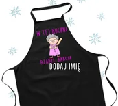 Fartuchy i rękawice kuchenne - FARTUCH Z IMIENIEM DLA BABCI - miniaturka - grafika 1