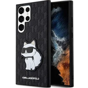 Karl Lagerfeld KLHCS23LSAKLHCPK S23 Ultra S918 hardcase czarny/black Saffiano Monogram Choupette - Etui i futerały do telefonów - miniaturka - grafika 1