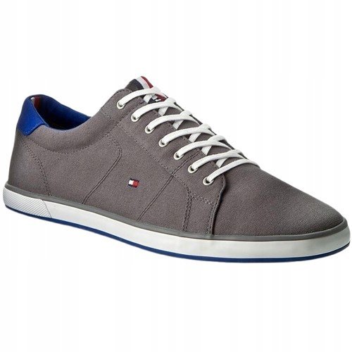 TOMMY HILFIGER TRAMPKI MĘSKIE SZARE SZNUROWANE 41 1J0A