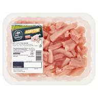 Mięso świeże i mrożone - Carrefour Targ Świeżości Paski z fileta z piersi kurczaka 0,400 kg - miniaturka - grafika 1
