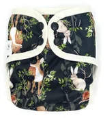 Pieluchy - Otulacz z lamówką NOC W LESIE OS 7-16kg - miniaturka - grafika 1