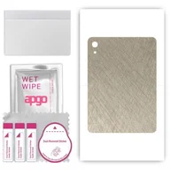 Akcesoria do tabletów i e-booków - folia naklejka skórka strukturalna na TYŁ do Apple iPad 2022 - Tytan Srebrny - apgo SKINS - miniaturka - grafika 1