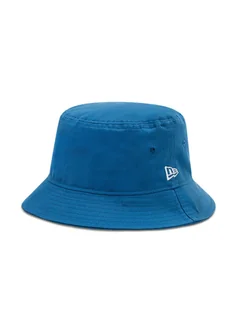 Czapki damskie - New Era Kapelusz Essential Tapered Bucket 60222249 Niebieski - grafika 1