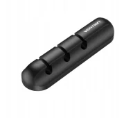 Maskownice do kabli - Vention KBRB0-2 / 3-portowy 2szt Czarny - miniaturka - grafika 1