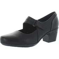 Czółenka - Clarks Emslie Lulin Damskie czółenka, Czarna skóra, 36 EU - miniaturka - grafika 1