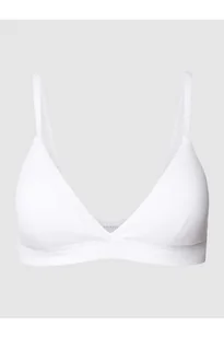 Biustonosz trójkątny z drobnym prążkowaniem model PURE RIB - Schiesser - Biustonosze - miniaturka - grafika 1