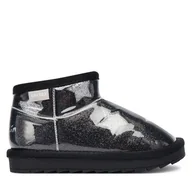 Buty dla dziewczynek - Śniegowce Garvalin 251558 Czarny - miniaturka - grafika 1