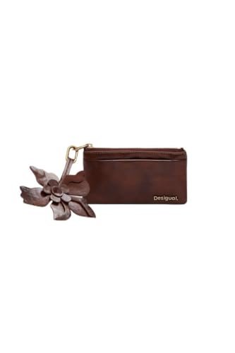 Desigual Mone_Reprise Choco Valent, Bi-Fold Wallet Women's, 7, Brązowy, 7