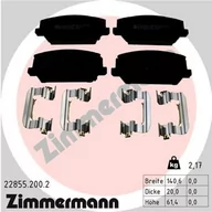 Klocki hamulcowe - Klocki hamulcowe - komplet ZIMMERMANN 22855.200.2 - miniaturka - grafika 1