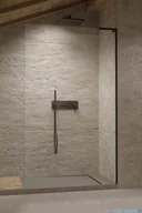 Kabiny prysznicowe - Radaway Modo SL Black II kabina Walk-in 65x200 prawa czarny mat/szkło przejrzyste  10319065-54-01R - miniaturka - grafika 1