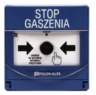Sprzęt przeciwpożarowy - PW-61 Przycisk wstrzymania procesu gaszenia (niebieski) - miniaturka - grafika 1