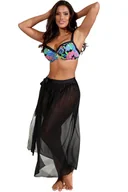 Stroje kąpielowe - Spódniczka plażowa Dancing2 19 czarna - miniaturka - grafika 1