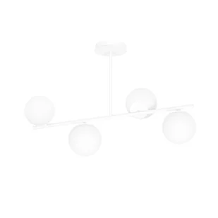 Minimalistyczna, biała lampa sufitowa do sypialni 1021/4 z serii BIOR - Lampy sufitowe - miniaturka - grafika 1
