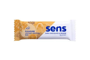 SENS Baton proteinowy z mąki ze świerszczy Pleasure 40 g - Batony proteinowe - miniaturka - grafika 1