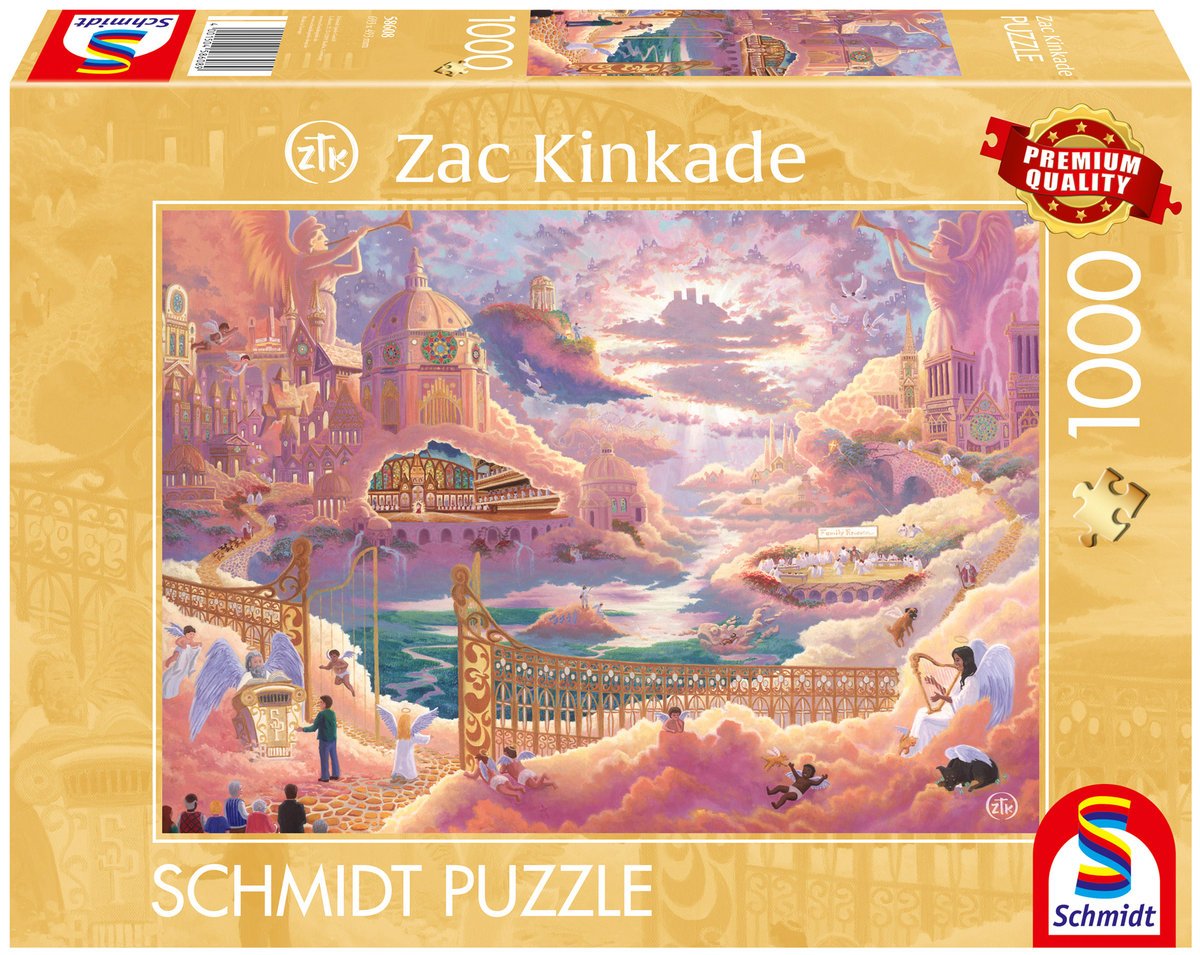 Schmidt, Puzzle PQ ZAC KINKADE Królestwo niebieskie, 1000 el.