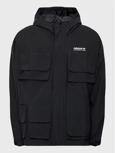 adidas Kurtka przejściowa Adventure HK4996 Czarny Loose Fit - Kurtki i kamizelki sportowe męskie - miniaturka - grafika 1