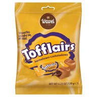 Cukierki - Wawel Tofflairs Cukierki karmelowo-czekoladowe 120 g - miniaturka - grafika 1