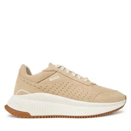 Sneakersy damskie - Sneakersy BOSS Ttnmevo 50536421 Beżowy - miniaturka - grafika 1