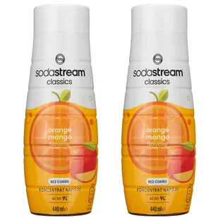 2x SYROP SODASTREAM POMARAŃCZA MANGO BEZ CUKRU SOK DO WODY 9L NAPOJU - Syropy i koncentraty owocowe 2x SYROP SODASTREAM POMARAŃCZA MANGO BEZ CUKRU SOK DO WODY 9L NAPOJU - Syropy i koncentraty owocowe - miniaturka - grafika 1