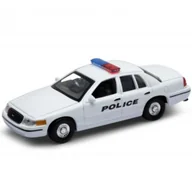 Samochody i pojazdy dla dzieci - Welly CityDuty: Miniaturka radiowozu Ford Crown Victoria, skala 1:34 - miniaturka - grafika 1
