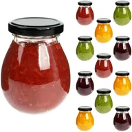 Pojemniki kuchenne - słoiczek na przetwory 245ml dżem desery miód konfitury 0,25l słoik 12szt - miniaturka - grafika 1