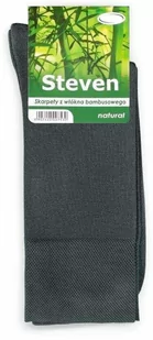 Skarpety bambusowe męskie grafit art.086 Steven - Skarpetki damskie - miniaturka - grafika 1
