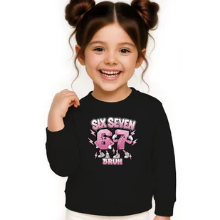 BLUZA DZIECIĘCA 67 SIX SEVEN VIRAL 146-152 DLA CHŁOPCA DZIEWCZYNKI - Bluzy dla dziewczynek BLUZA DZIECIĘCA 67 SIX SEVEN VIRAL 146-152 DLA CHŁOPCA DZIEWCZYNKI - Bluzy dla dziewczynek - miniaturka - grafika 1