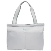 Torby podróżne - Torba naramienna Under Armour Studio Lite Tote Kolor: zielony/biały - miniaturka - grafika 1