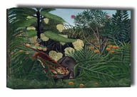 Obrazy i zdjęcia na płótnie - Fight between a Tiger and a Buffalo, Henri Rousseau - obraz na płótnie Wymiar do wyboru: 91,5x61 cm - miniaturka - grafika 1