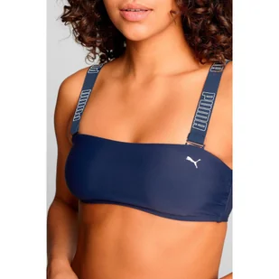 Góra od bikini Bandeau granatowa - Stroje kąpielowe - miniaturka - grafika 1