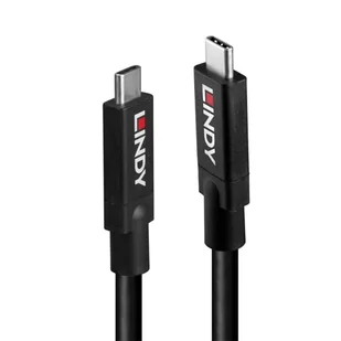 Lindy 43411 kabel USB USB 3.2 Gen 2 (3.1 Gen 2) 8 m USB C Czarny - Kable komputerowe i do monitorów - miniaturka - grafika 1