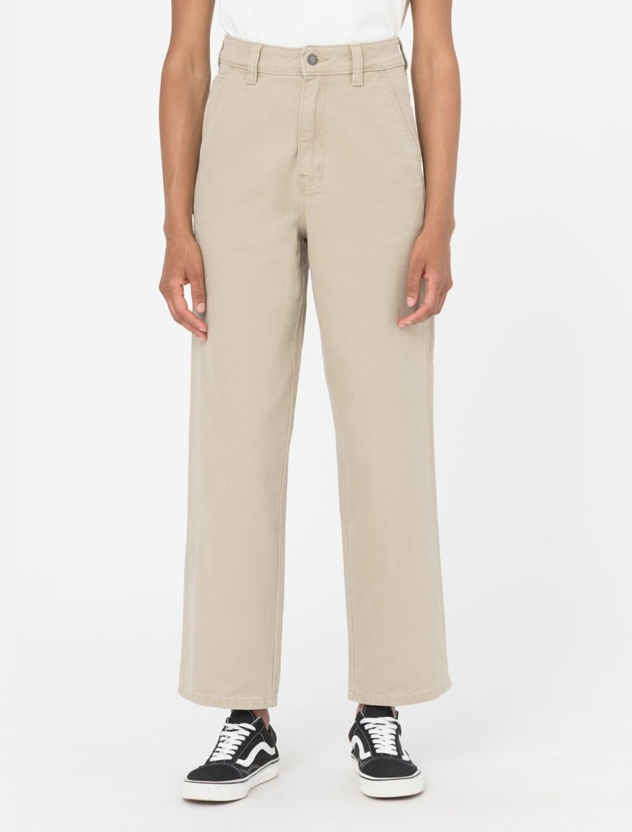 pantaloni donna dickies duck canvas pant wn - dk0a4xzlf021 desert sand