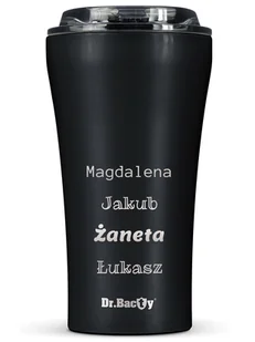 Kubek termiczny na kawę Dr.Bacty Apollo 2.0 - 360 ml - Black Matt - Z twoim grawerem - Kubki termiczne - miniaturka - grafika 1